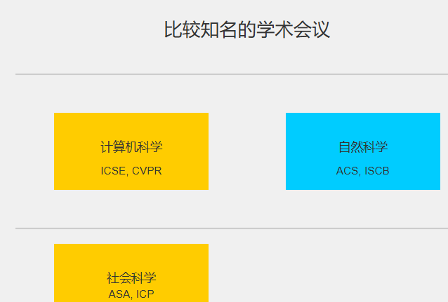 比较知名的学术会议是什么有哪些