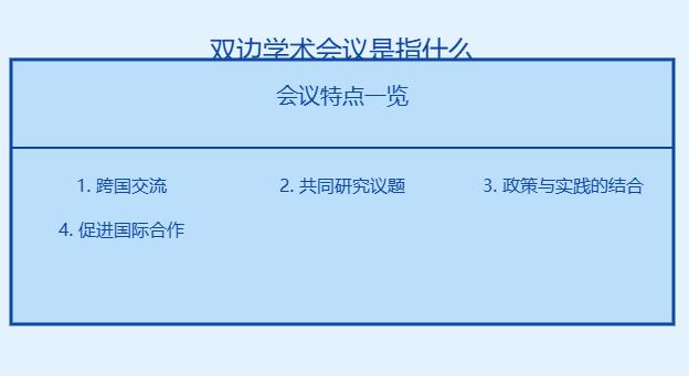 双边学术会议是指什么